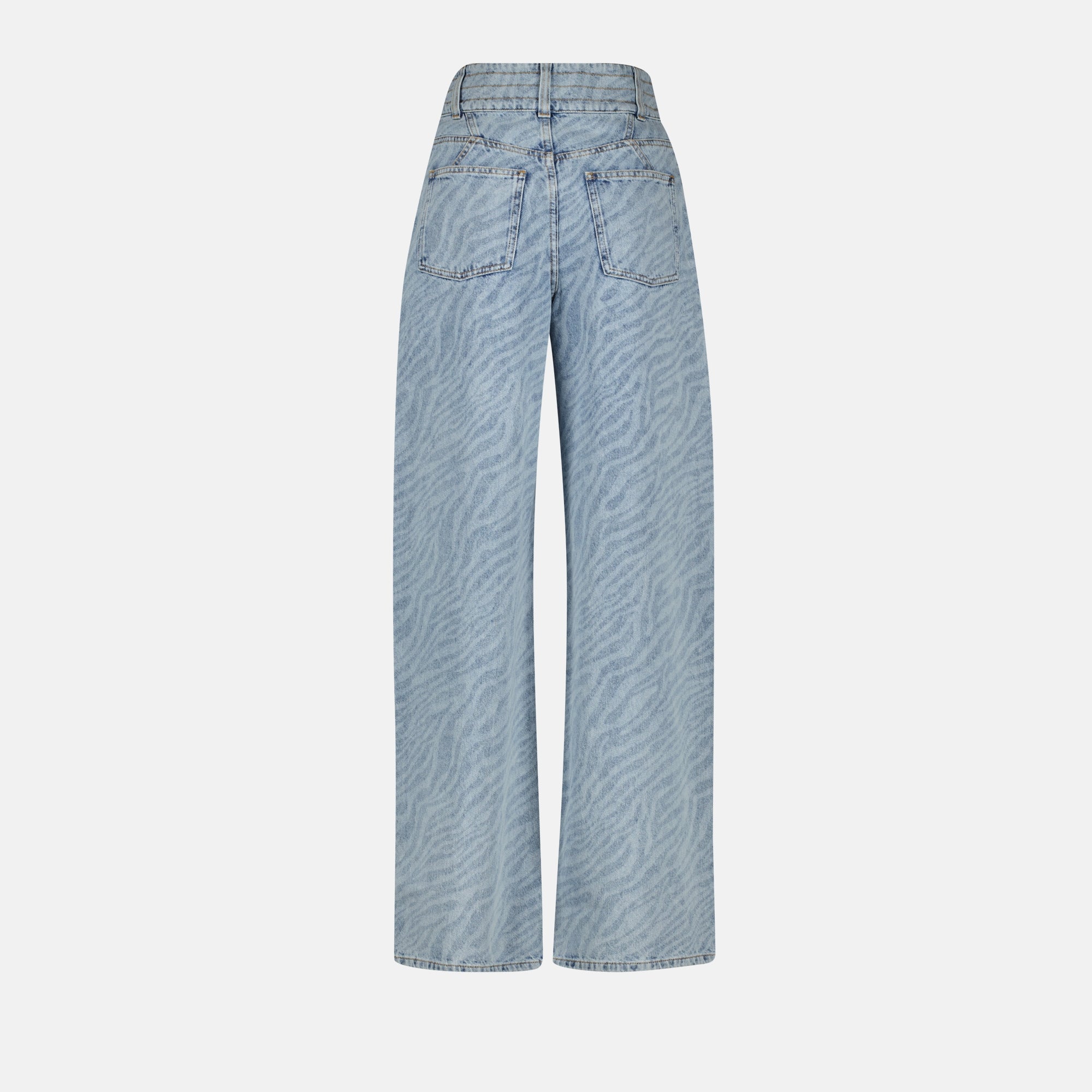 Pantalons Jean zébré Iro Bleu Femme