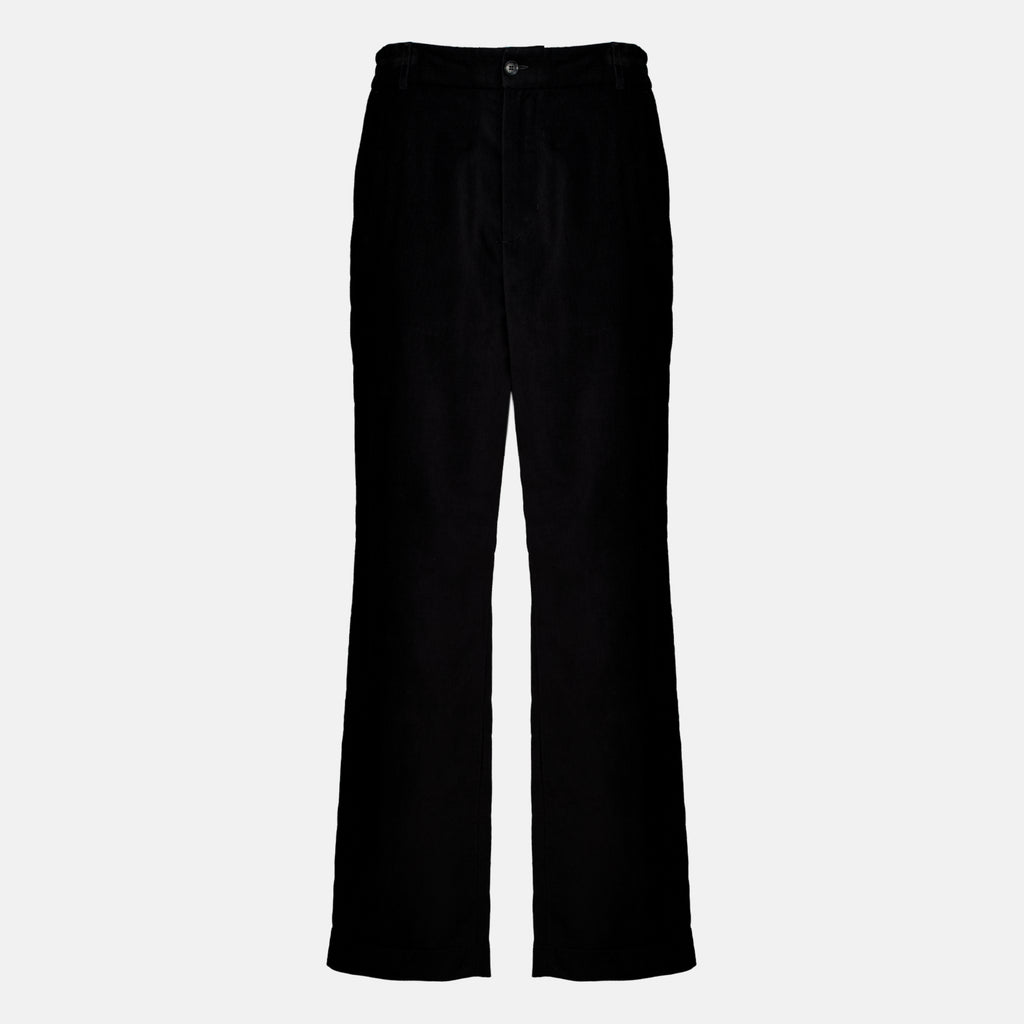Pantalons Pantalones de Pana Negros Moncler Noir Homme