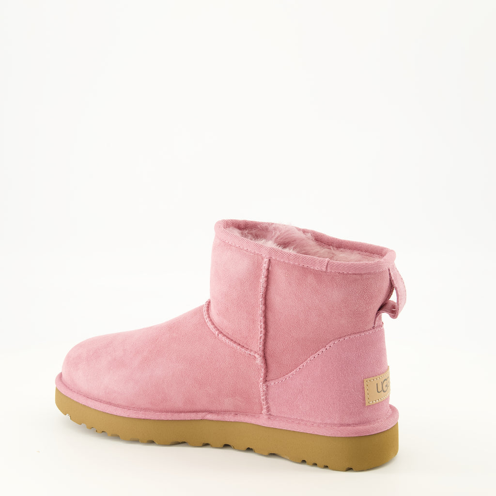 Bottines Classic Mini II Boots Pink Ugg Rose Femme