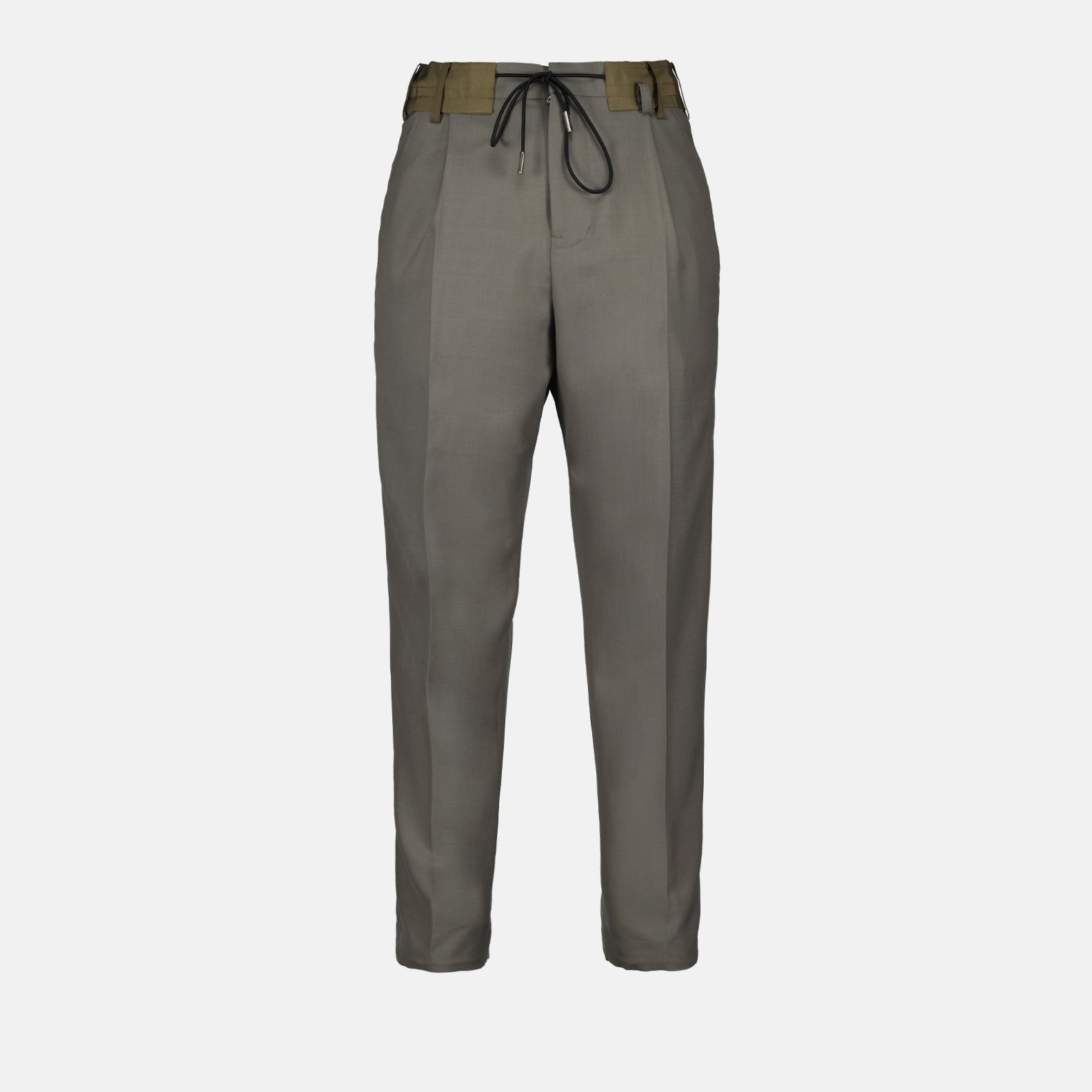 Hosen Faltenhose Sacai Khaki Homme