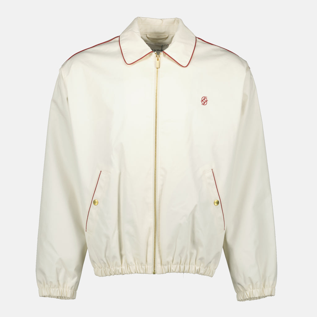Vestes Veste bomber brpdé en coton blanc Drole De Monsieur Blanc Homme