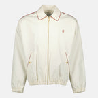 Imagen del artículo chaqueta bomber brpdé en algodón blanco de la marca Drole De Monsieur para hombre - Temporada Primavera-Verano 2026 - Vista Frontal