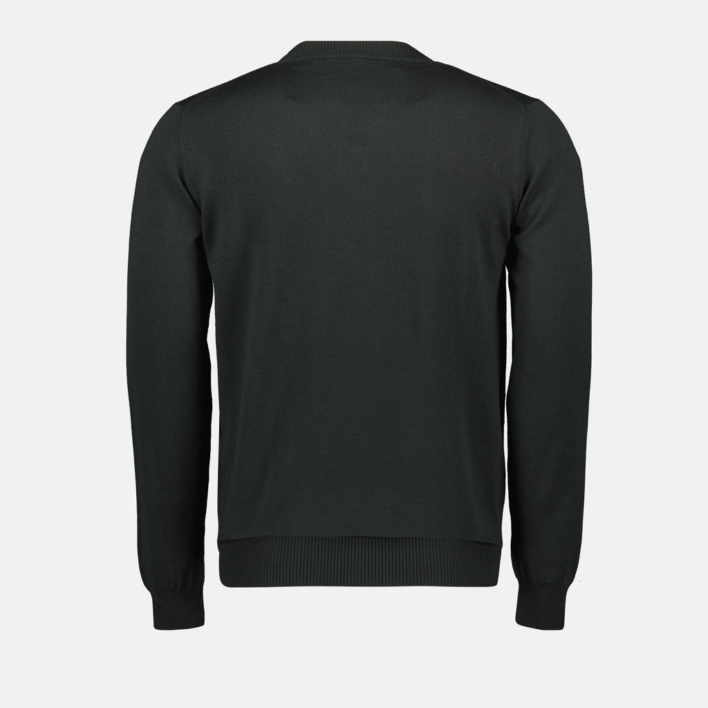 Knitwear Wool Sweater Fendi Green Homme