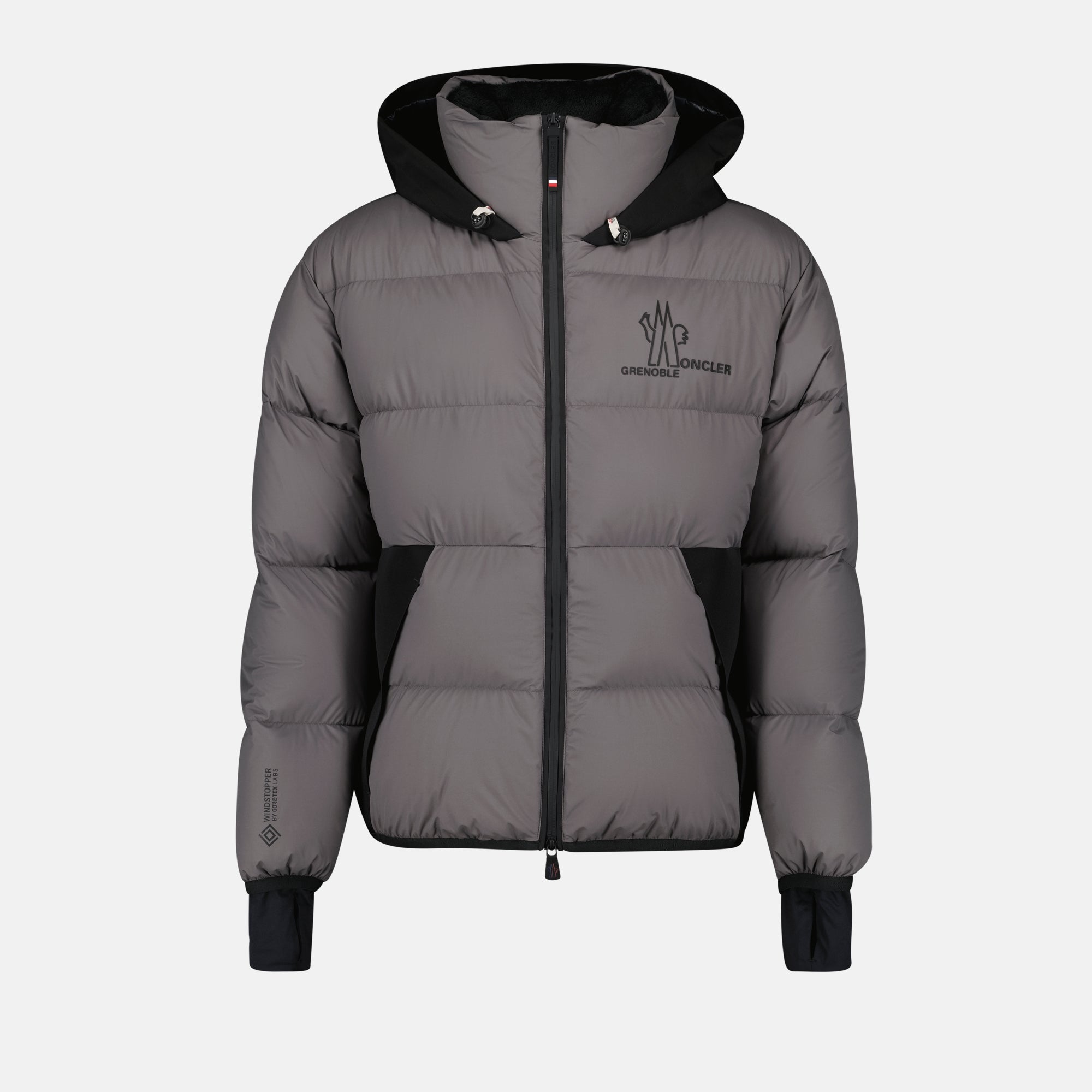 Mäntel Marcassin Daunenjacke Moncler Grenoble Grau Homme