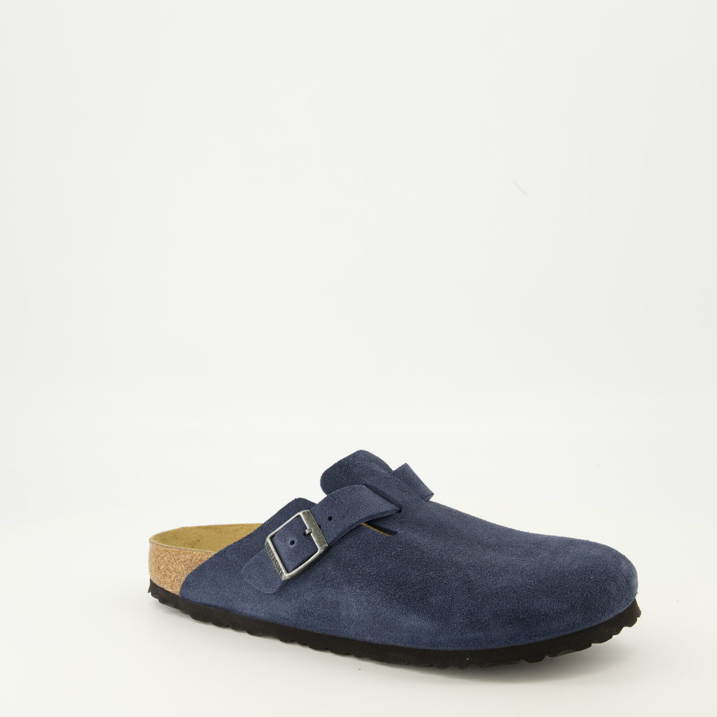 Image de l'article Mules Boston de la marque Birkenstock pour Homme - Saison Automne-Hiver 2025 - Vue trois quarts avant droite