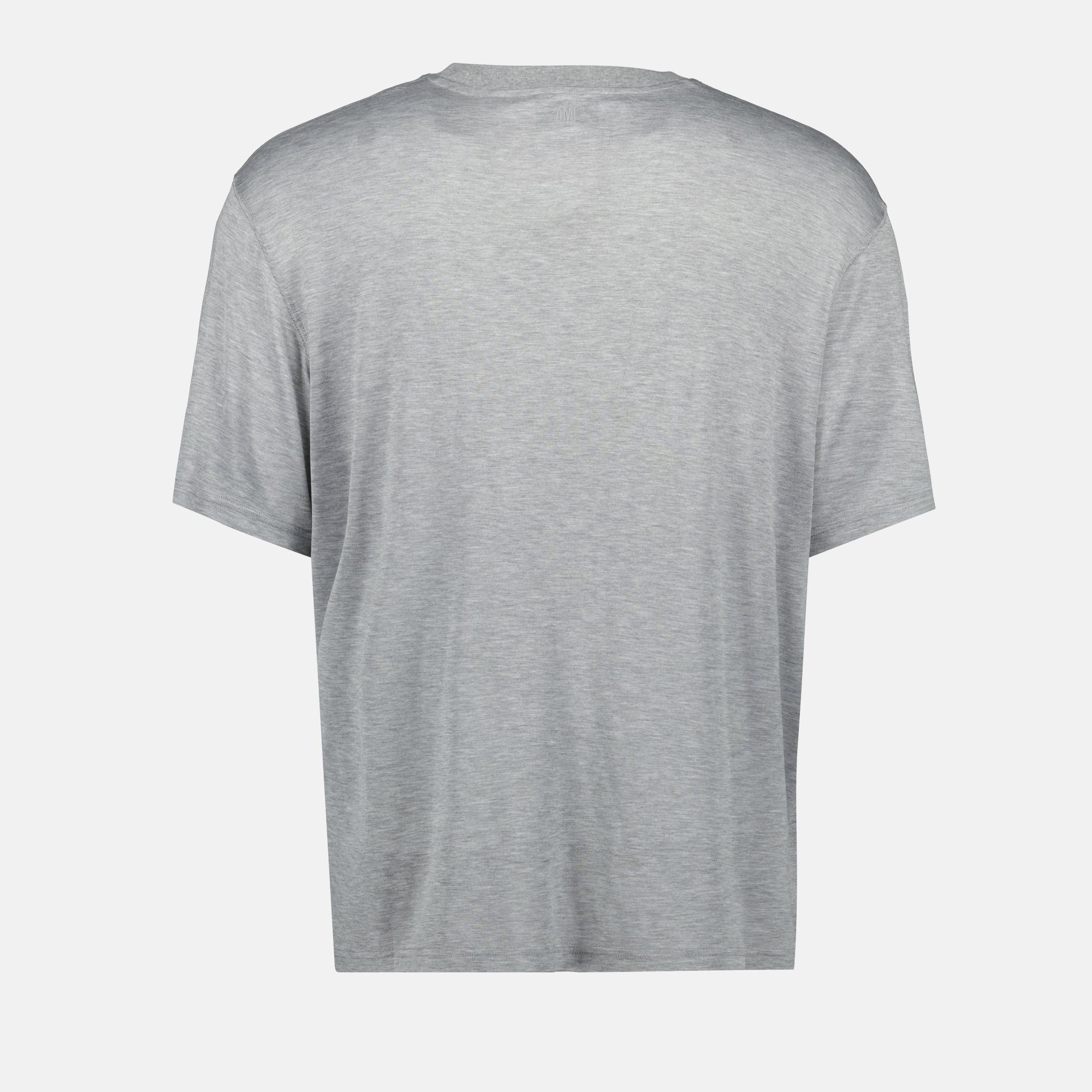 Image de l'article T-shirt brodé de la marque Ami PARIS pour Unisex - Saison Automne-Hiver 2025 - Vue détaillée_2