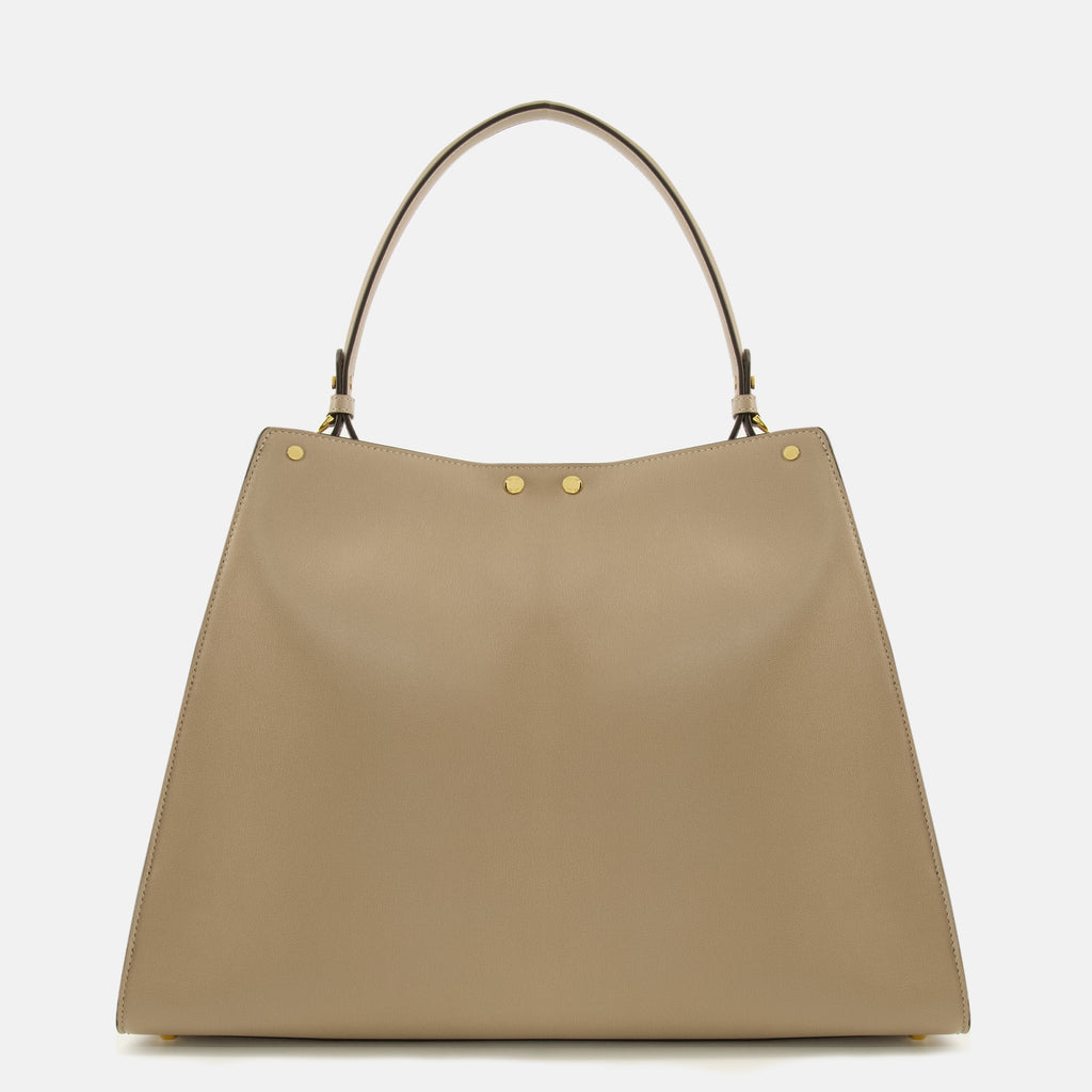 Sacs à main et épaule Large beige leather Fendi Way bag Fendi Beige Femme