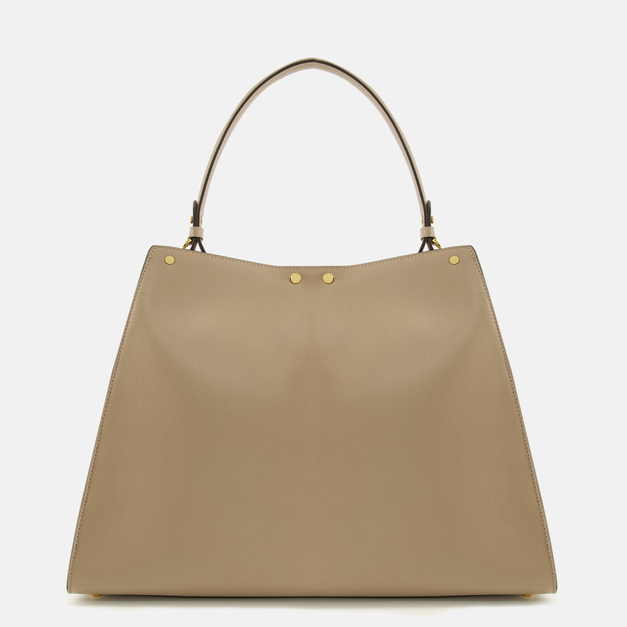 Sacs à main et épaule 대형 베이지 가죽 Fendi Way 백 Fendi Beige Femme