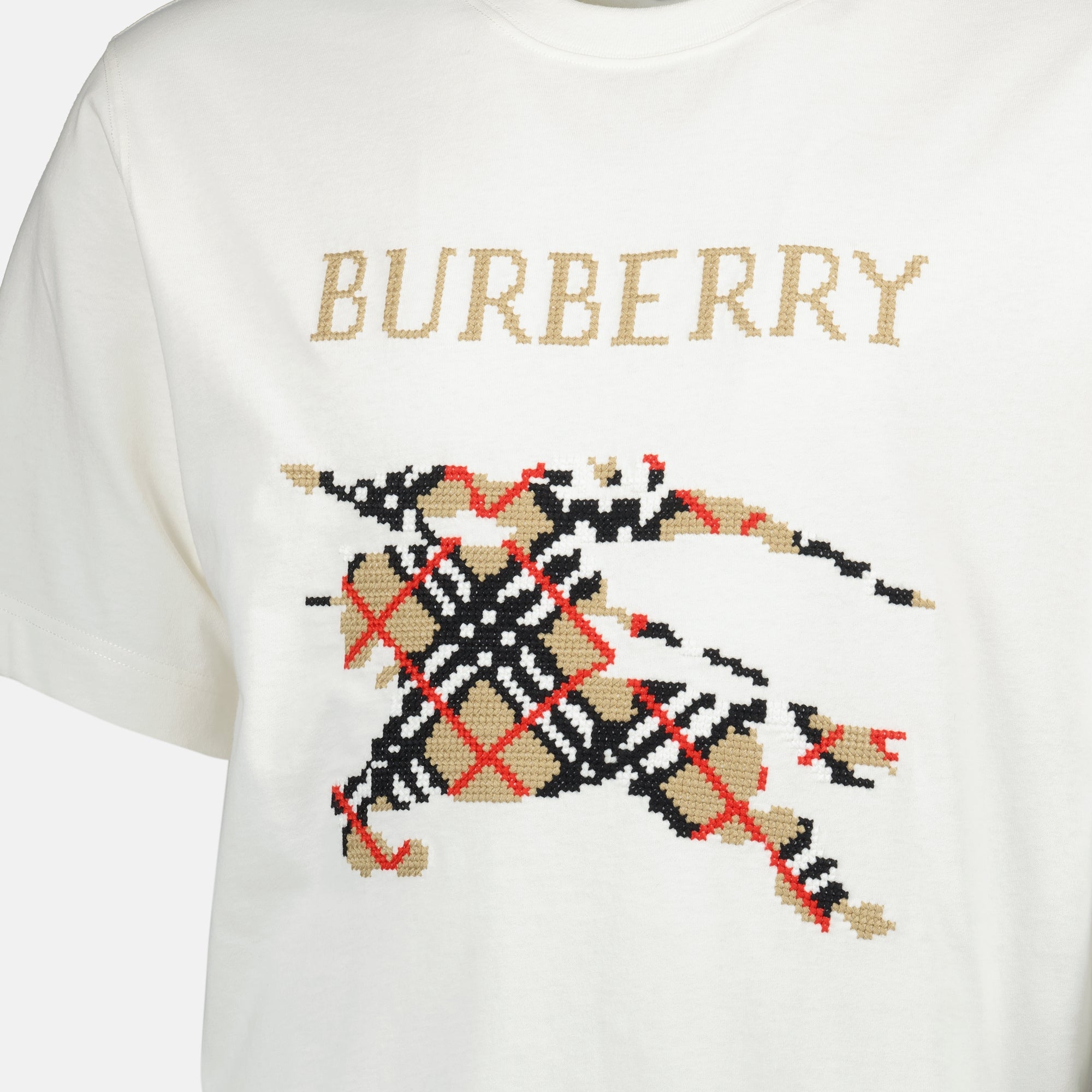 T-shirts EKD刺繍Tシャツ Burberry Blanc Homme