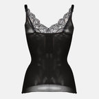Imagen del top de seda para mujer de Saint Laurent - Temporada Otoño-Invierno 2025 - Vista Detallada_2