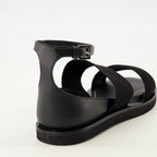 Image de l'article Sandales noir en cuir de la marque Max Mara pour Femme - Saison Printemps-Été 2026 - Vue arrière