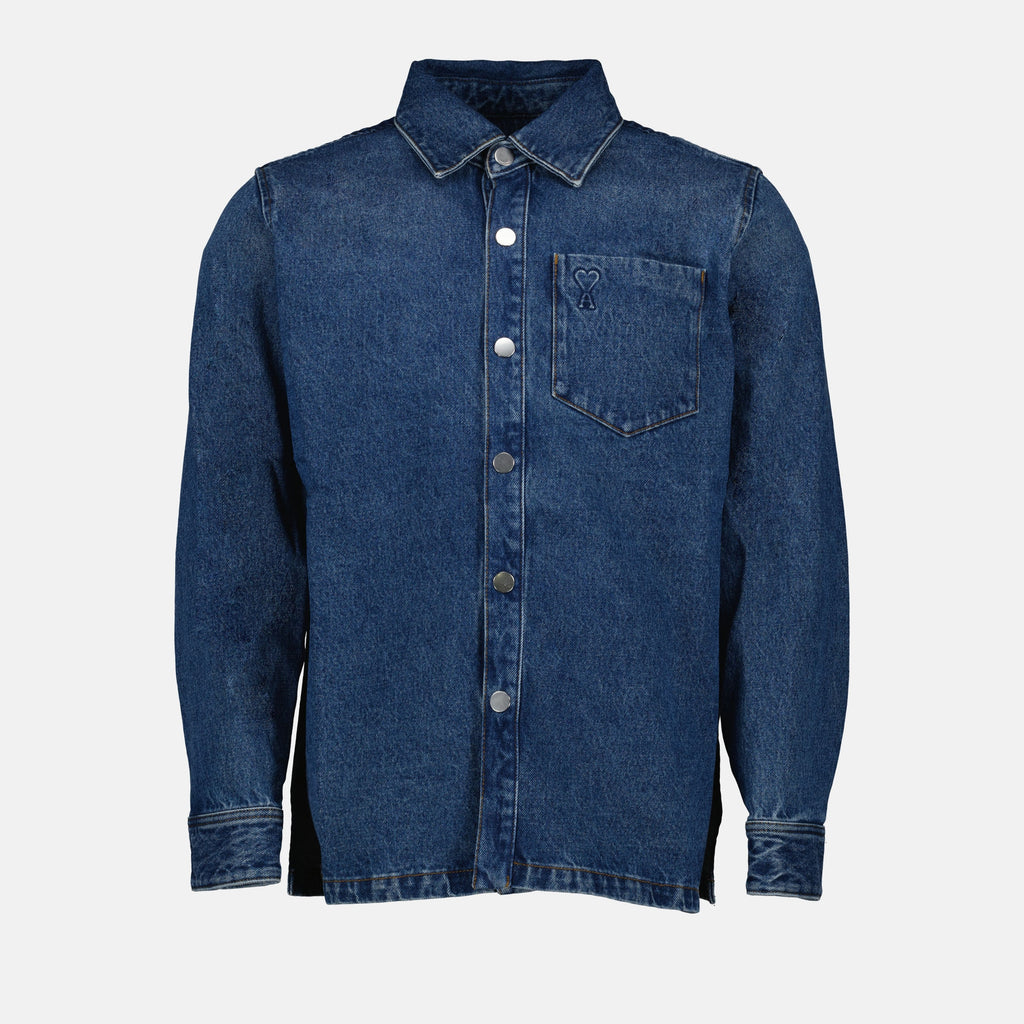Shirts Chemise en jean Ami de Coeur Ami PARIS Blue Unisex