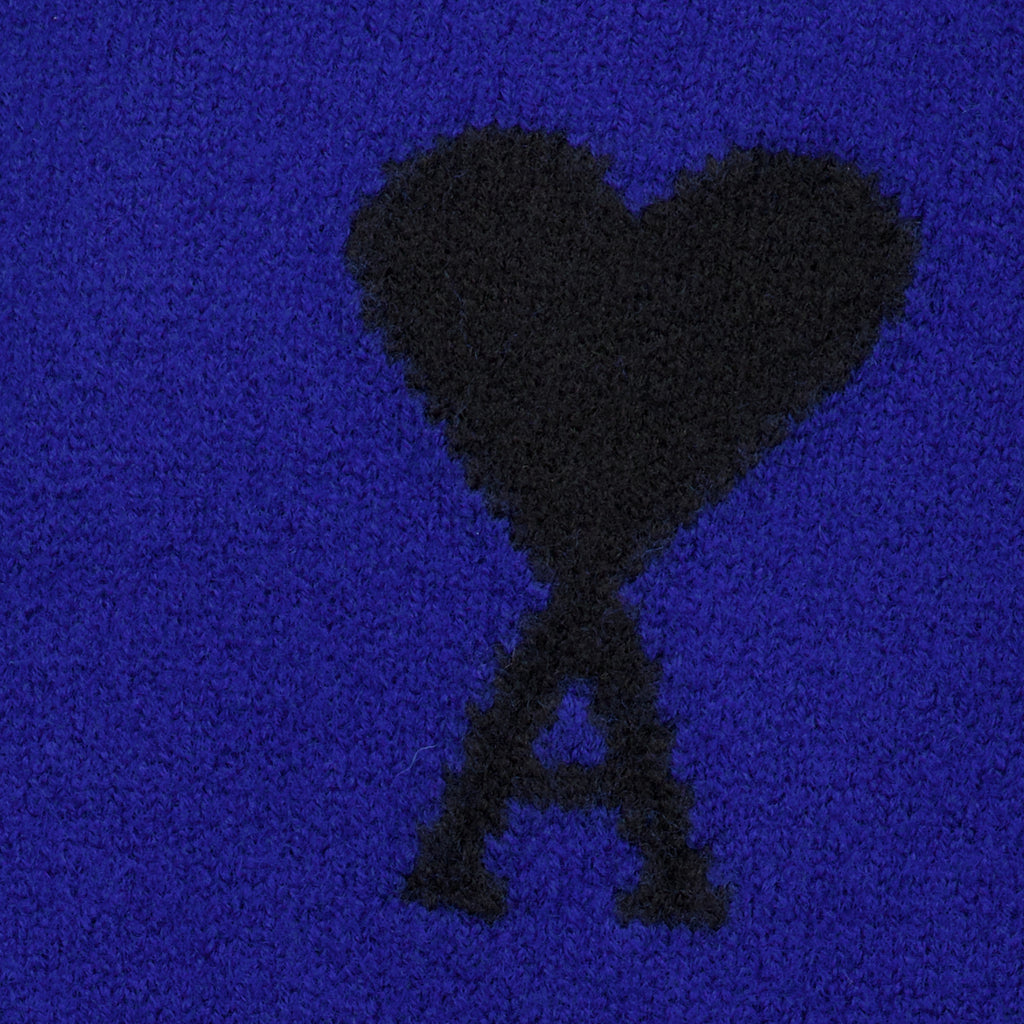 Maille Blauer AMI de coeur Pullover Ami PARIS Bleu foncé Unisexe