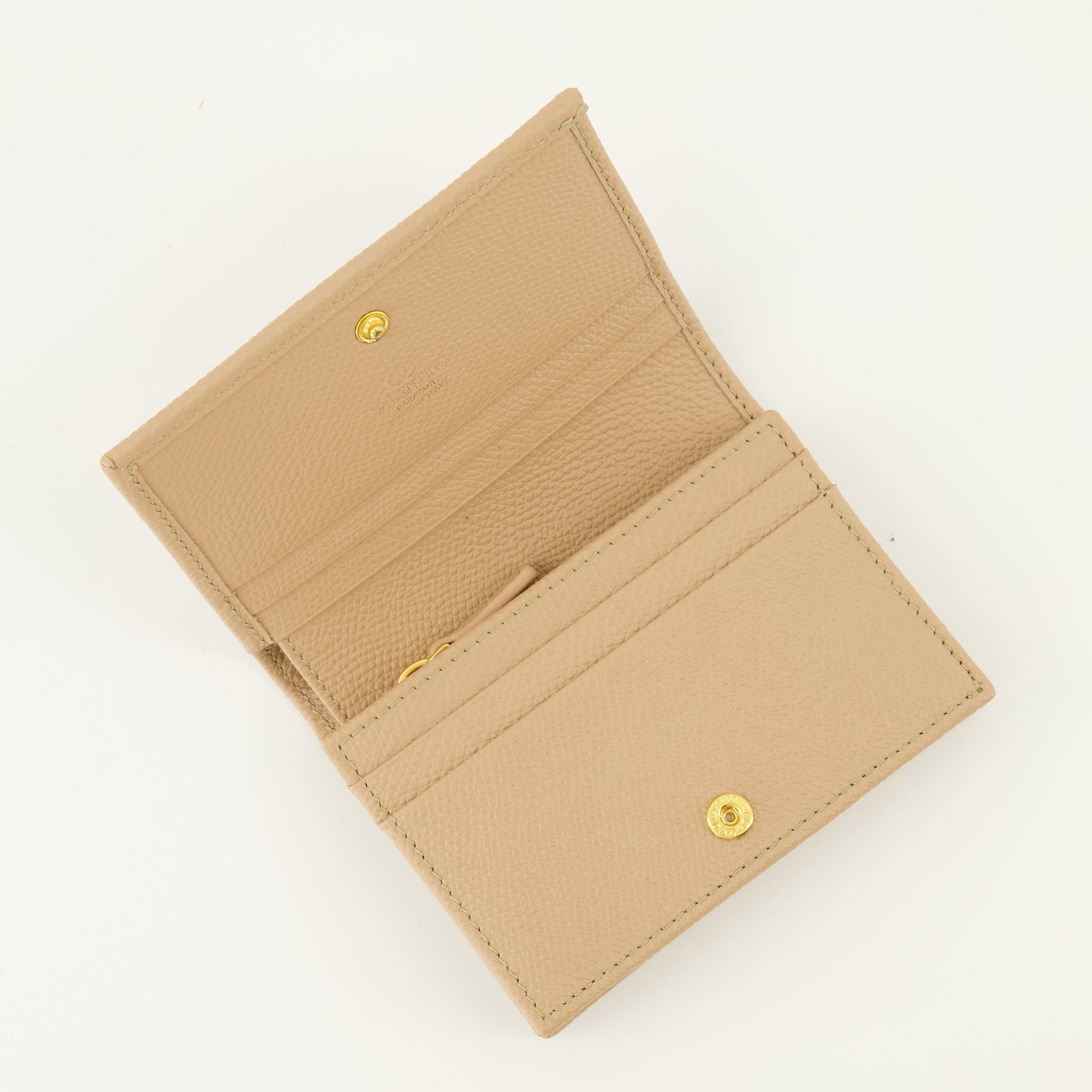 Image de l'article Portefeuilles Vlogo beige de la marque Valentino Garavani pour Femme - Saison Printemps-Été 2026 - Vue détaillée_2