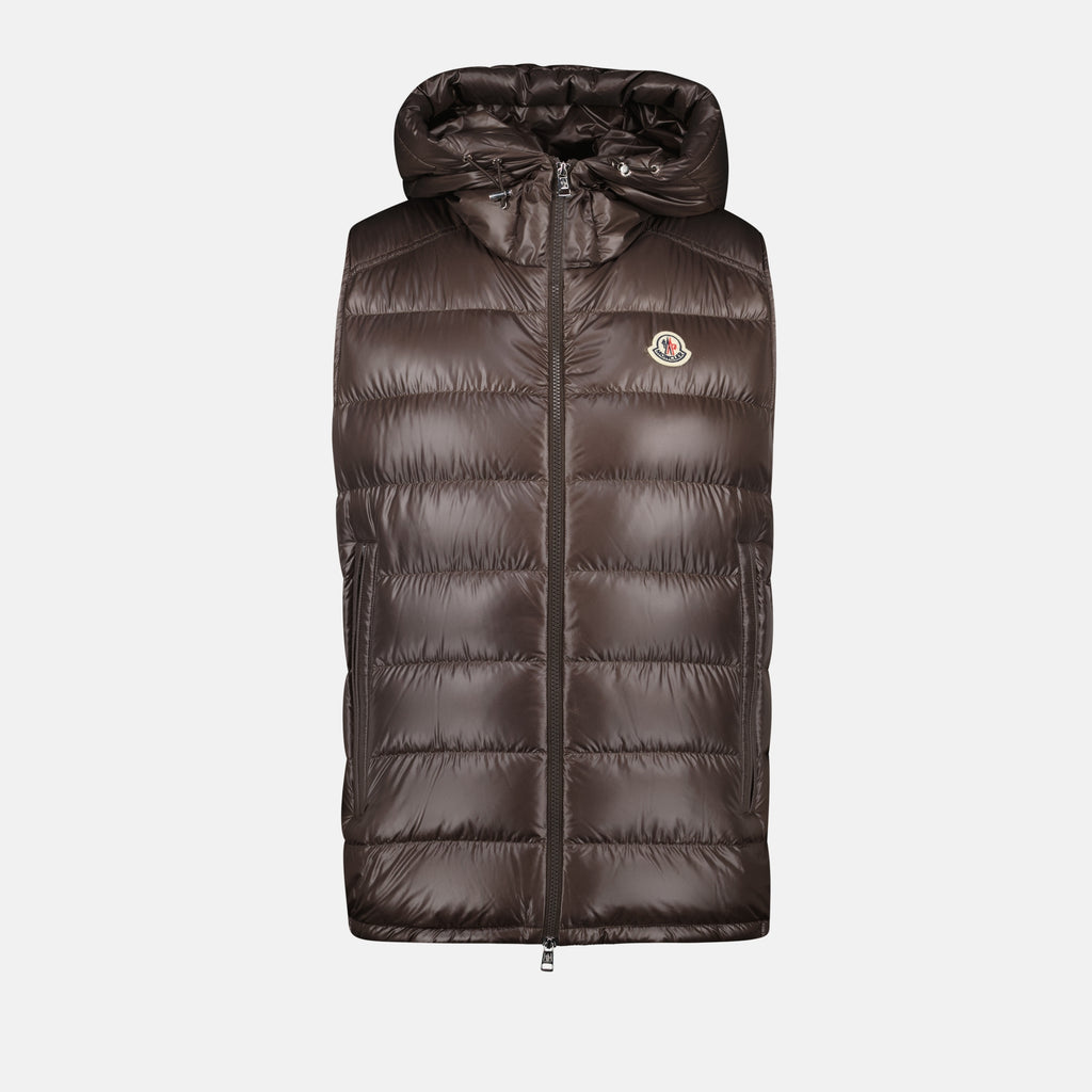 Vestes Doudoune Barant sans manches Moncler Marron Homme