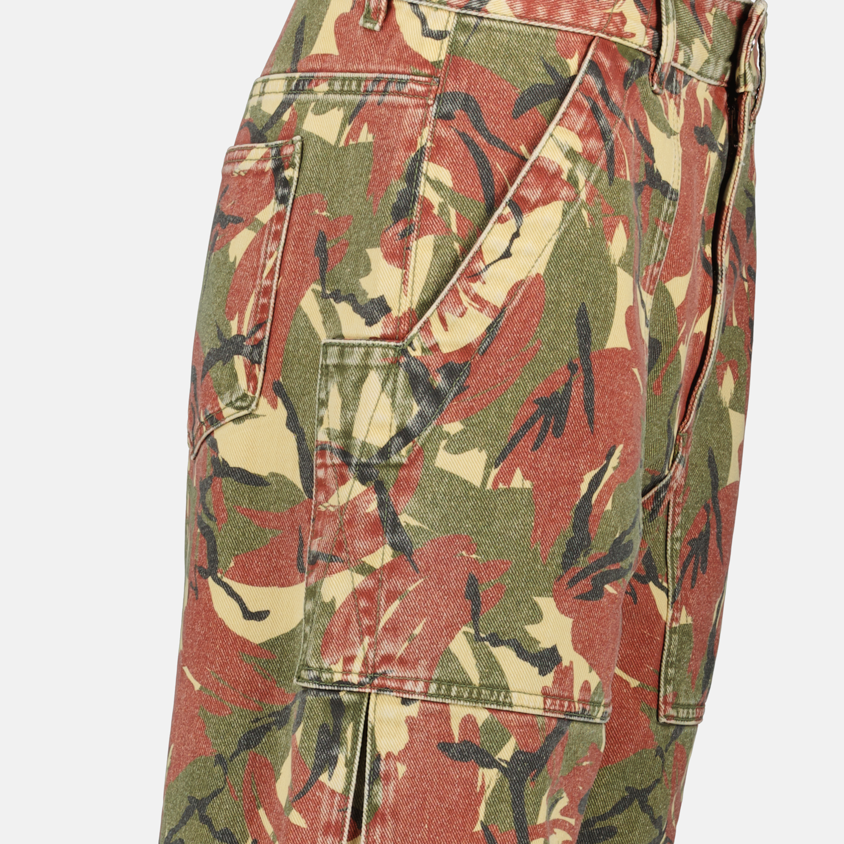 Pants Cargo Jeans Rabanne Red Femme