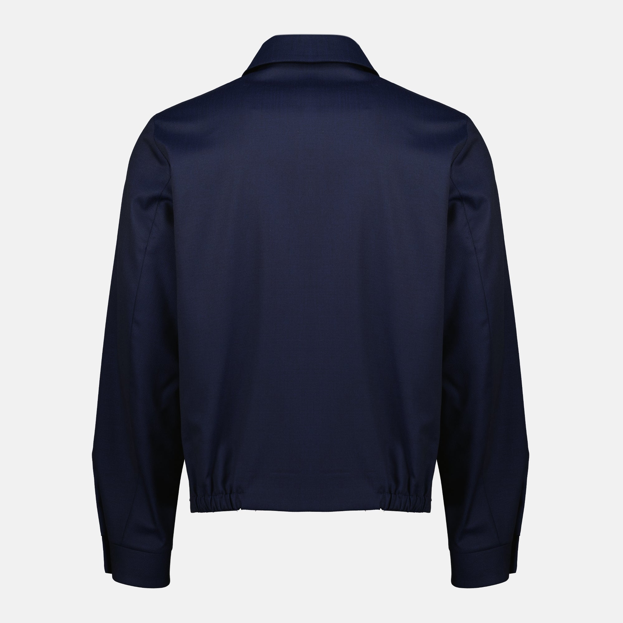 Image de l'article Veste zippée bleu marine de la marque Dior pour Homme - Saison Printemps-Été 2026 - Vue de Dos