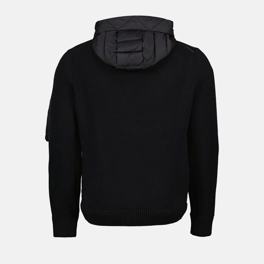 Vestes Veste bi-matière Moncler Noir Homme