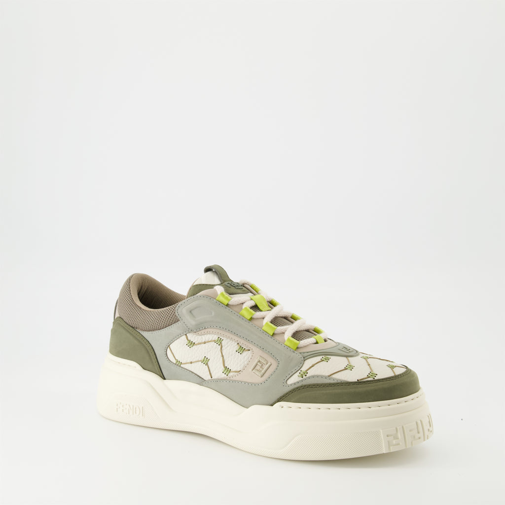 Sneakers Fendi Force Sneakers Fendi Khaki Homme