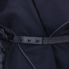 Vestes Cape en laine matelassée Moncler Bleu foncé Femme