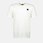 Immagine della t-shirt con logo del marchio Moncler per uomo - Stagione Autunno-Inverno 2025 - Vista Frontale