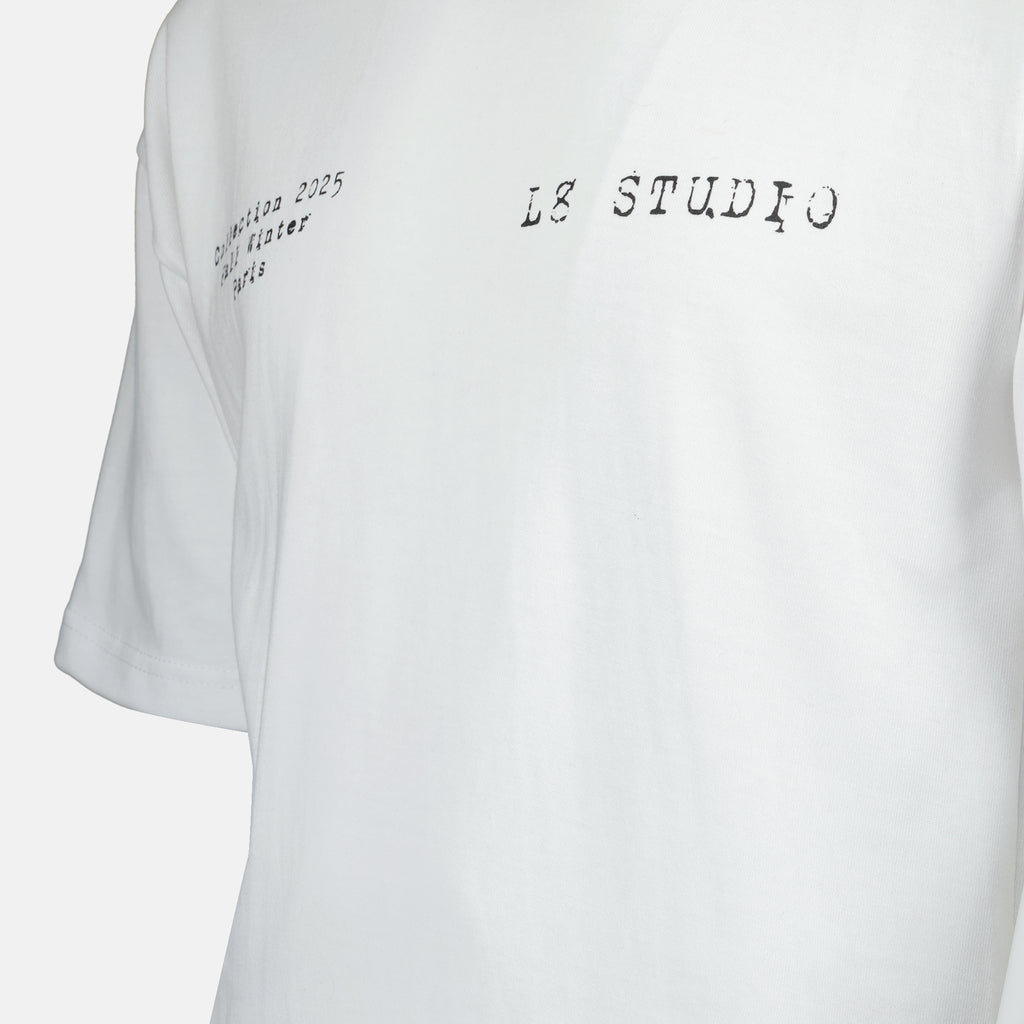 T-shirts T-shirt Vierge L8 Studio Blanc Homme