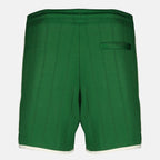 Image de l'article Short D-Hibiscus vert en coton de la marque Drole De Monsieur pour Homme - Saison Printemps-Été 2026 - Vue de Dos