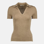Image de l'article Top en laine marron de la marque Max Mara pour Femme - Saison Printemps-Été 2026 - Vue de Face