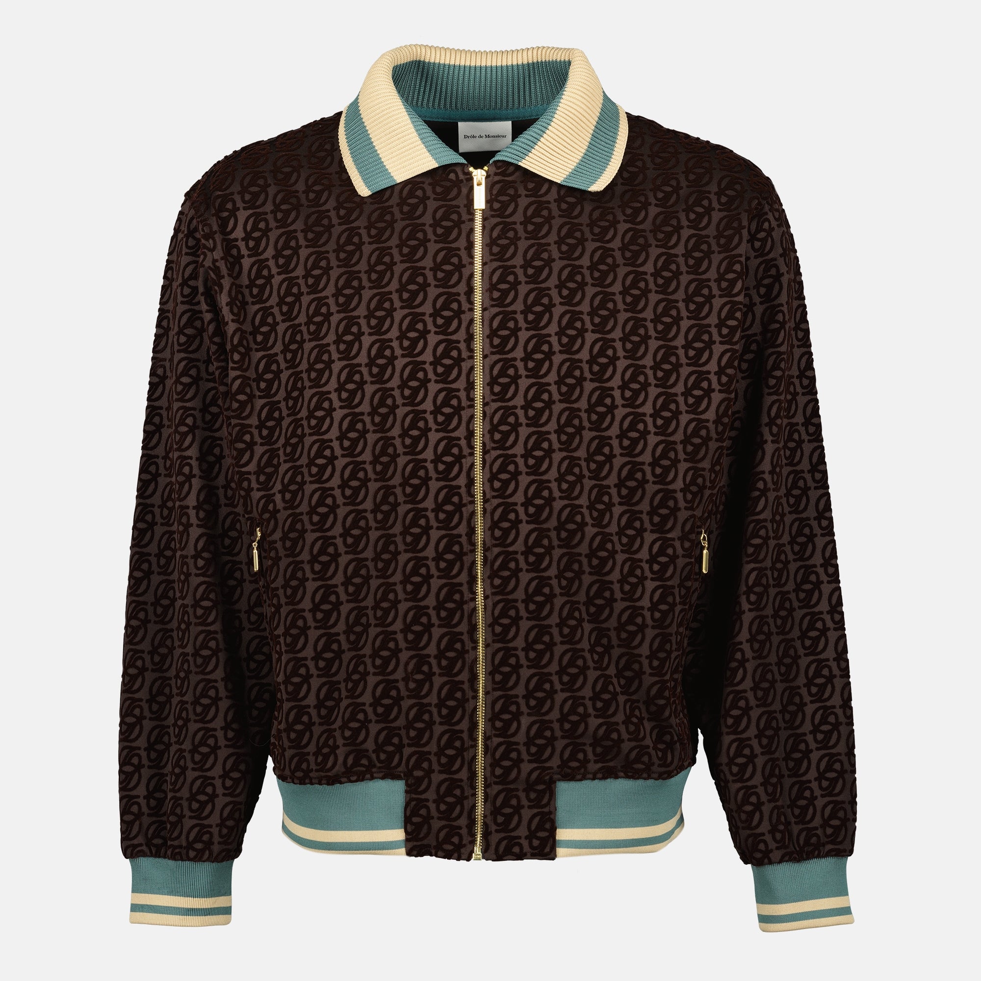 Imagen del Abrigo Monograma de la marca Drole De Monsieur para Hombre - Temporada Otoño-Invierno 2025 - Vista Frontal