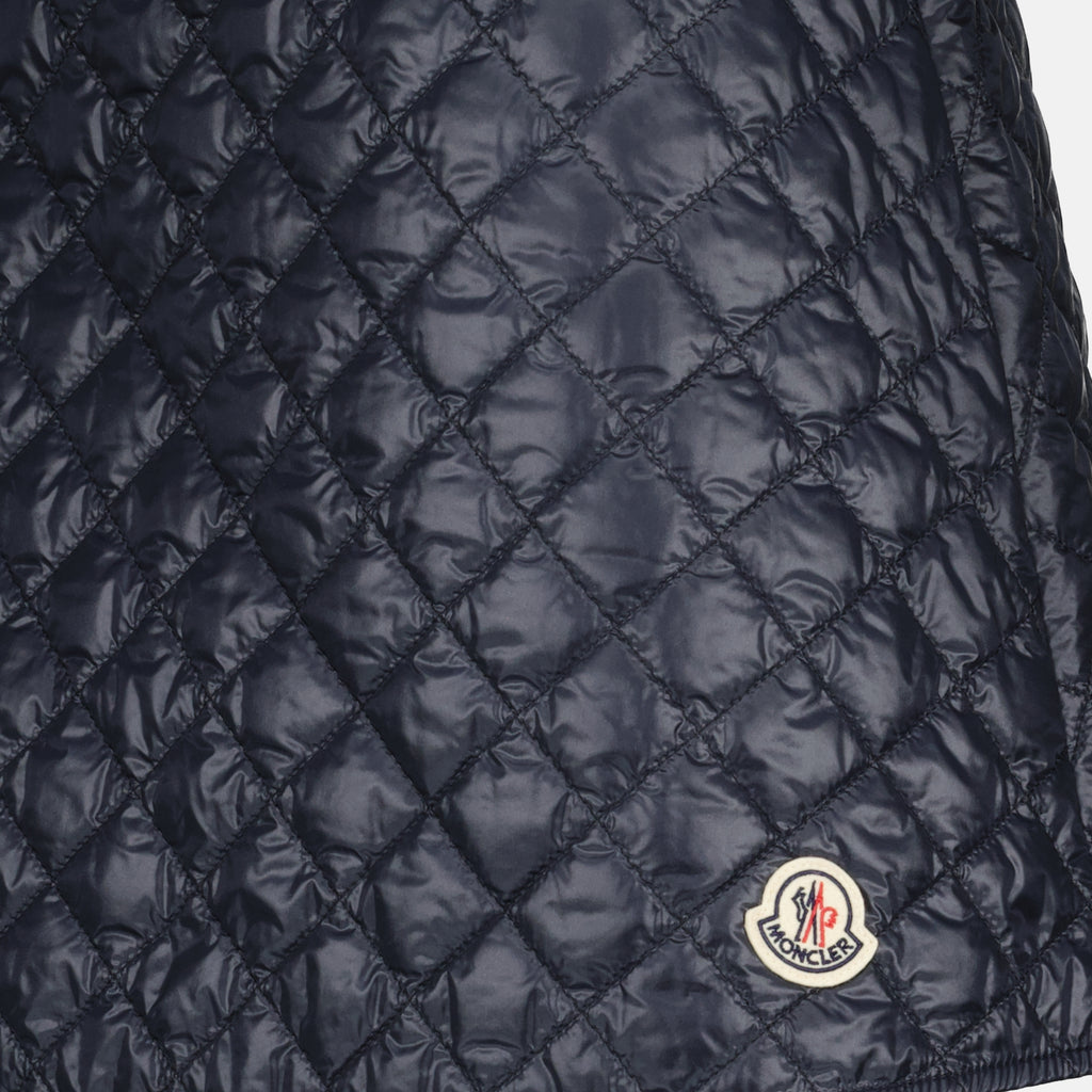 Jupes Falda Padded Mini Moncler Bleu Femme