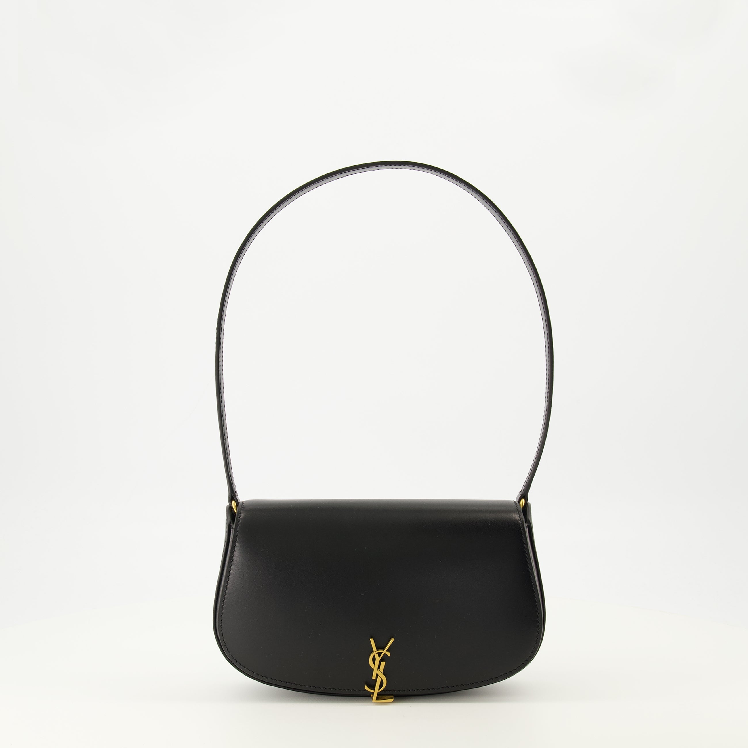 Image de l'article Mini sac Voltaire noir de la marque Saint Laurent pour Femme - Saison Printemps-Été 2026 - Vue de Face