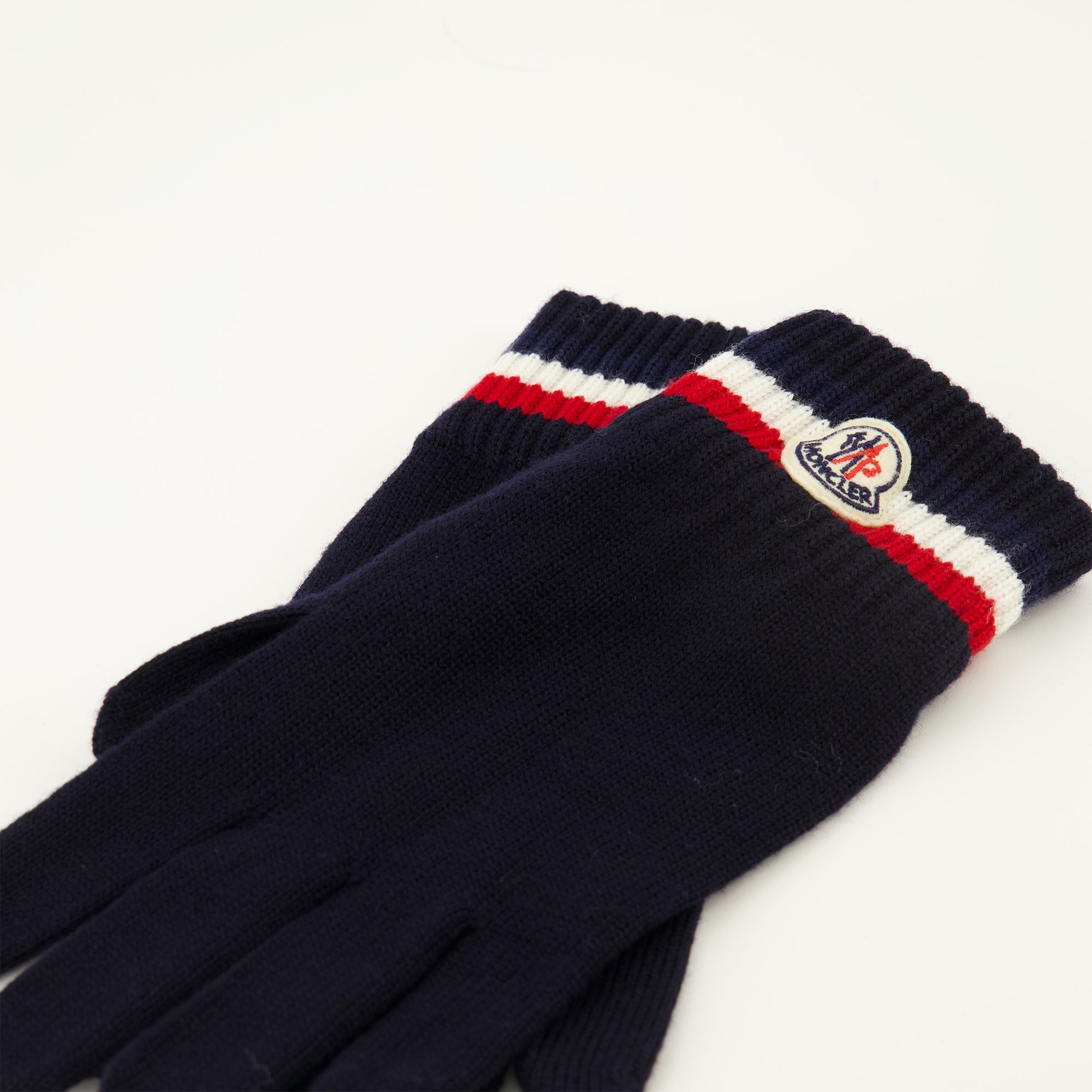 Image de l'article Gants en laine de la marque Moncler pour Homme - Saison Automne-Hiver 2025 - Vue détaillée_2