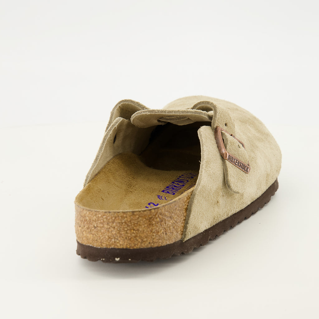 Chaussures ouvertes 베이지 보스턴 뮬 Birkenstock Beige Unisexe