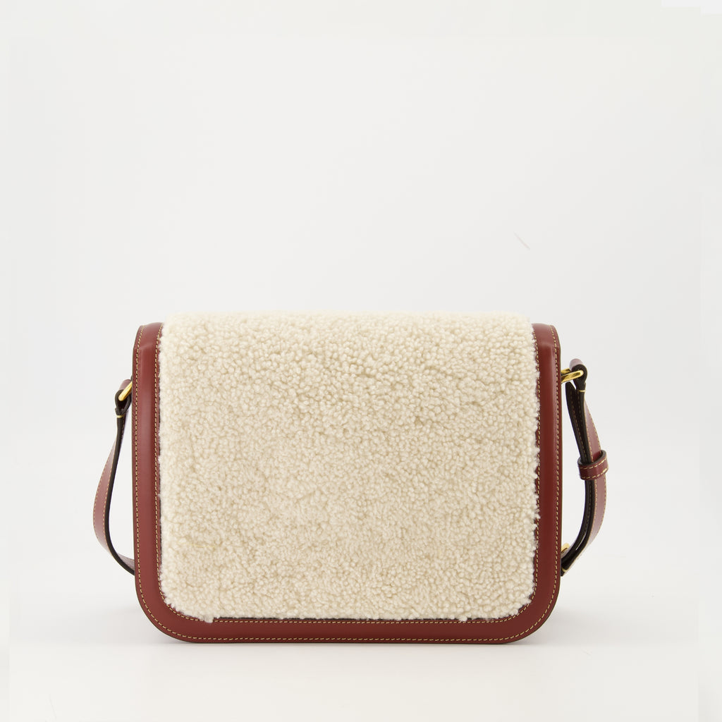 Image de l'article Sac en cuir et laine de la marque Valentino Garavani pour Femme - Saison Automne-Hiver 2025 - Vue de Dos