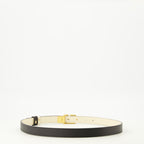 Ceintures Ceinture VLogo réversible blanc et noir 20 mm Valentino Garavani Blanc Femme