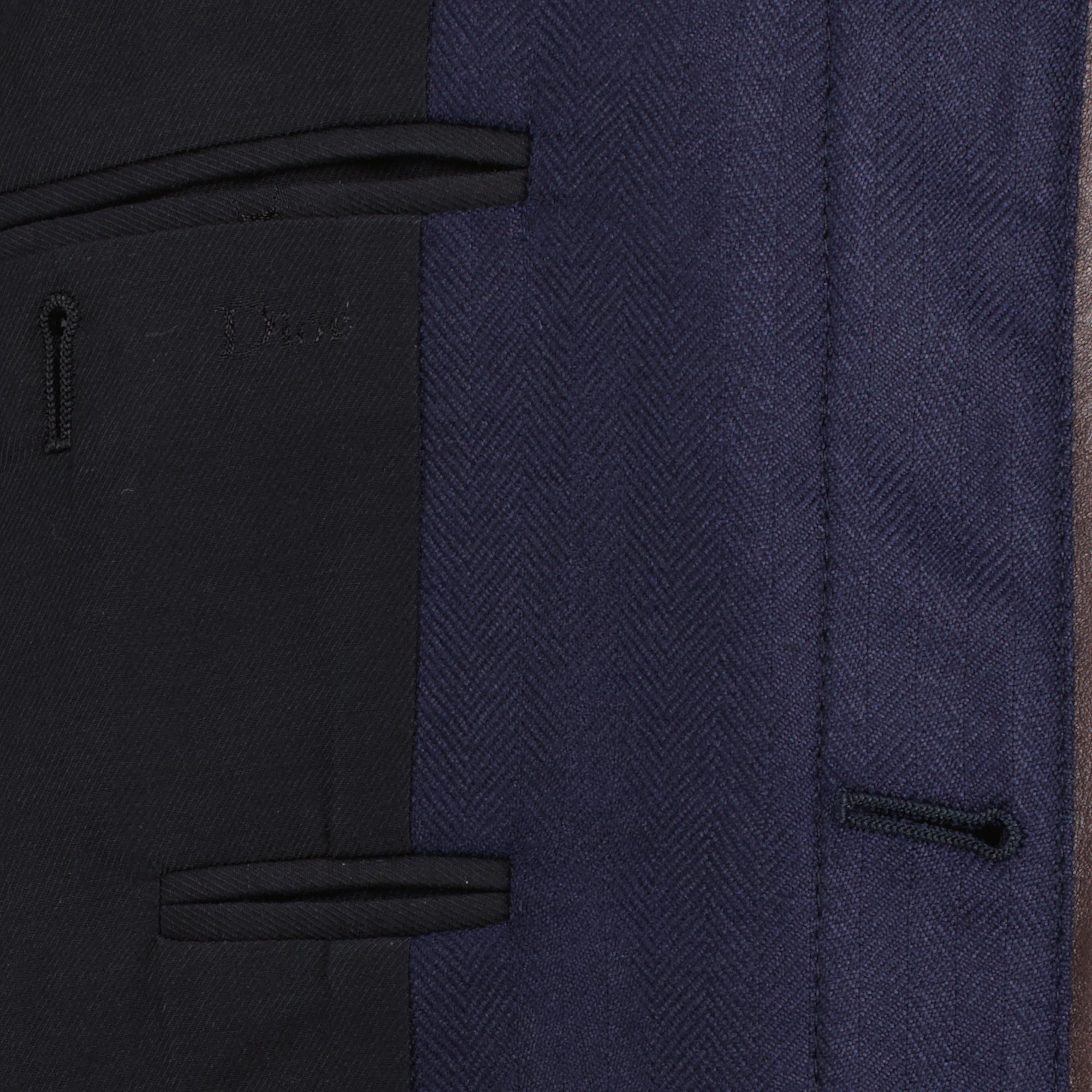 Vestes CASACO DE COLARINHO DE COURO AZUL MARINHO Dior Bleu foncé Homme