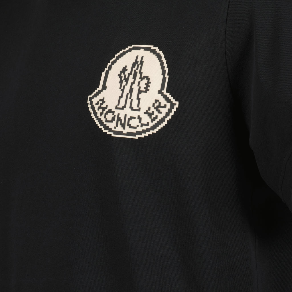 T-shirt T-shirt à logo Moncler Nero Homme