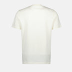 T-shirt T-shirt con logo ricamato Moncler Bianco Homme