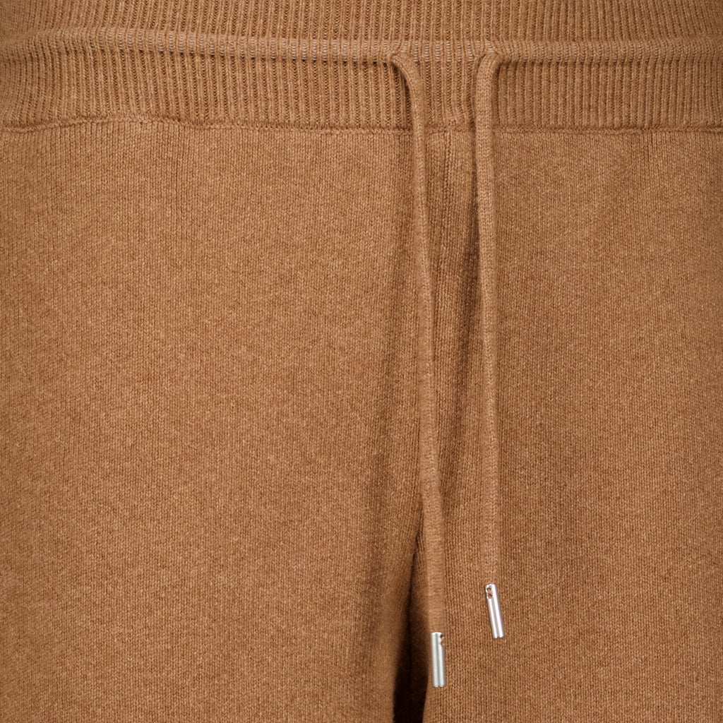 Pantalons Jogging marron en laine Ami PARIS Marron Unisexe