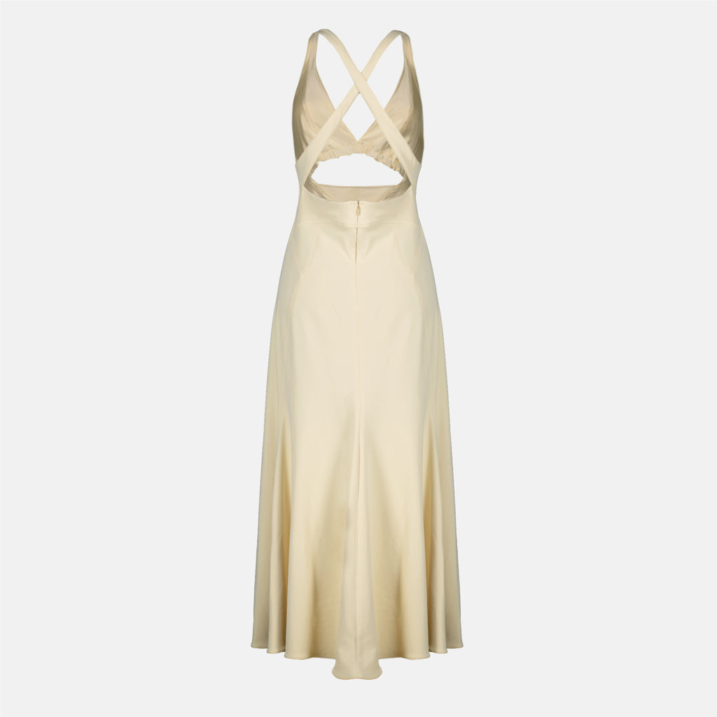 Robes Vestido de Jersey Beige Rabanne Beige Femme