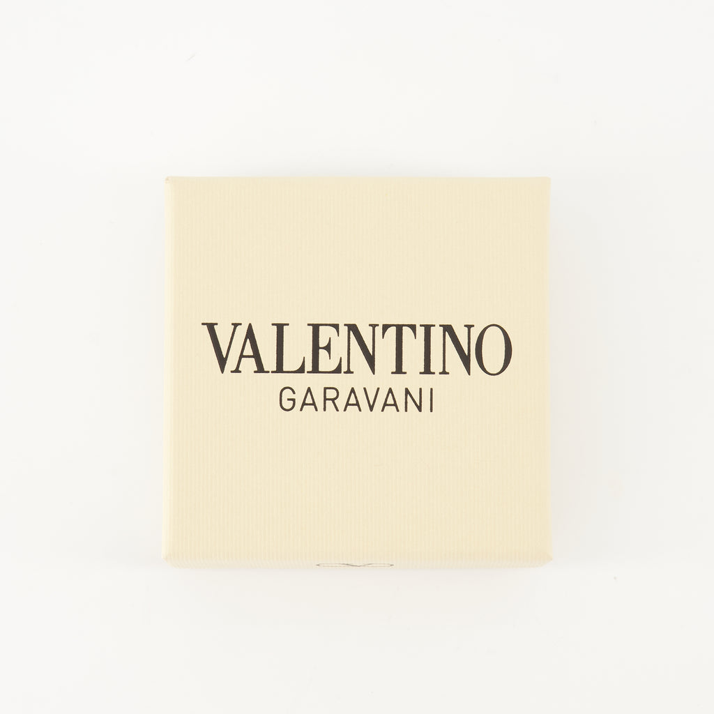 Bijoux Pendientes VLogo de metal y cristal Swarovski® Valentino Garavani Doré Femme