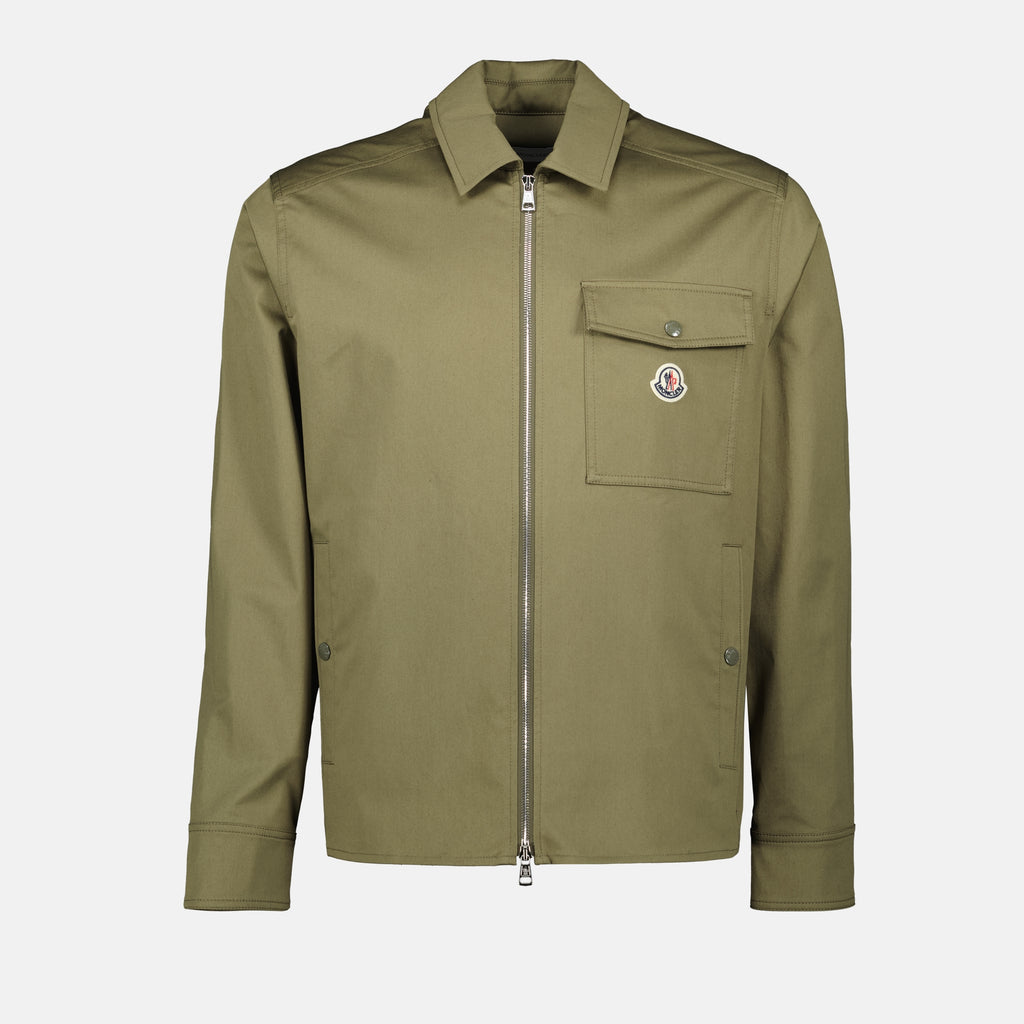 Vestes Veste chemise Moncler Vert Homme