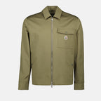 Vestes Veste chemise Moncler Vert Homme