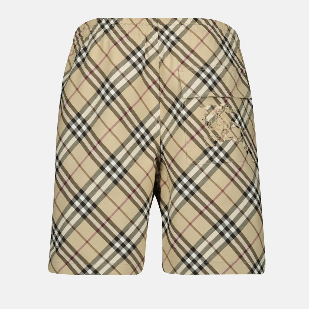 Shorts Short à carreaux Burberry Beige Homme