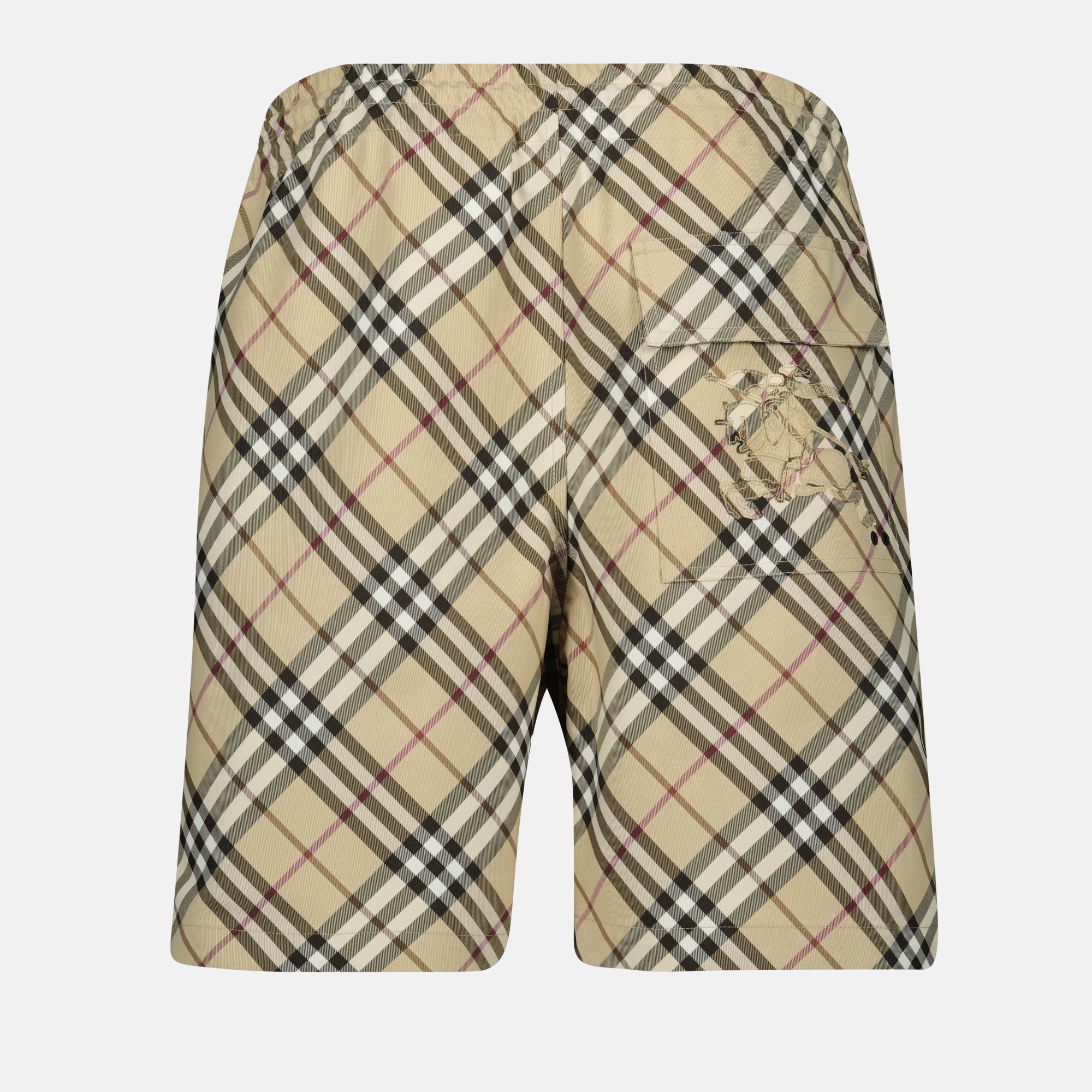 Shorts Short à carreaux Burberry Beige Homme