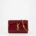 크로스백 Sac Kate en cuir Saint Laurent 보르도 Femme