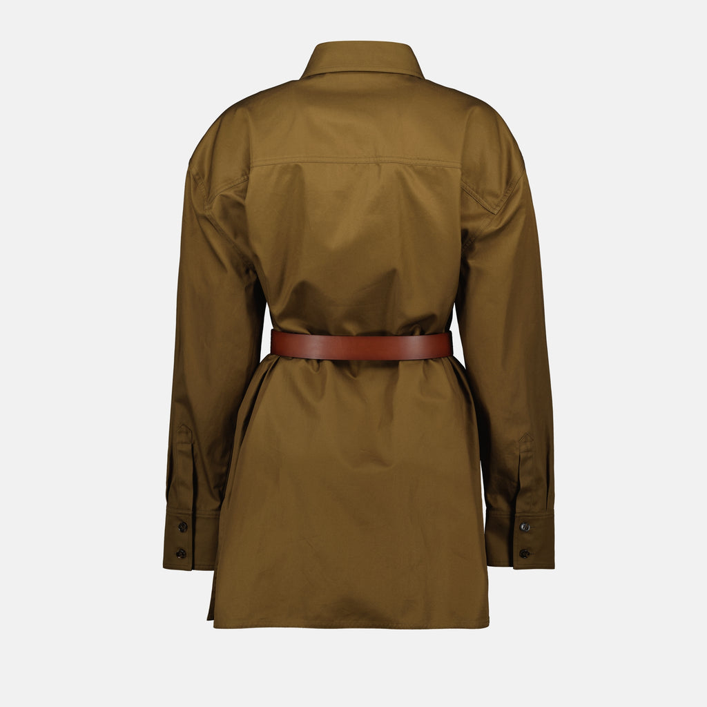 Dresses Shirt Dress Saint Laurent Brown Femme