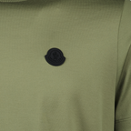 Camisetas T-shirt com Logótipo Vertical Moncler Verde Homme