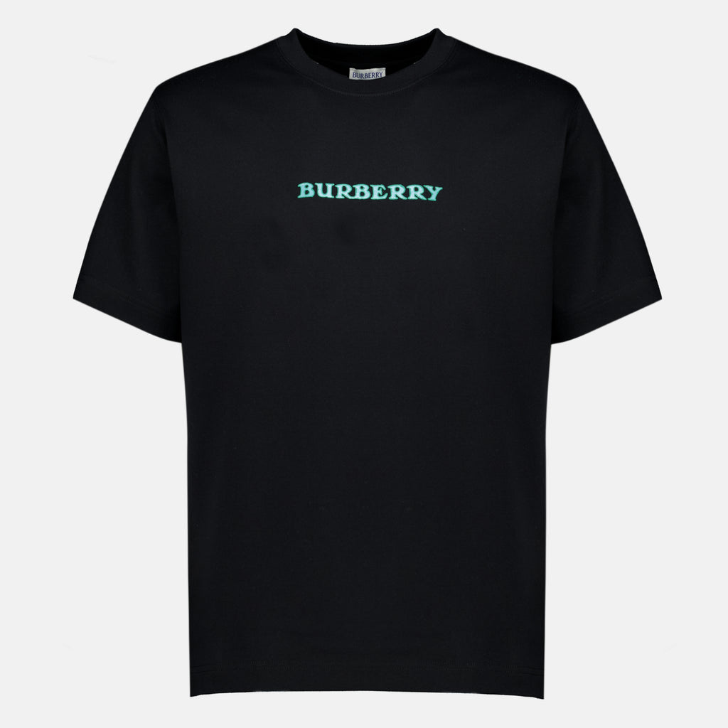 T-shirts T-Shirt Nera Heritage Burberry Noir Homme