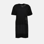 Dresses Printed T-Shirt Dress Mm6 Black Femme